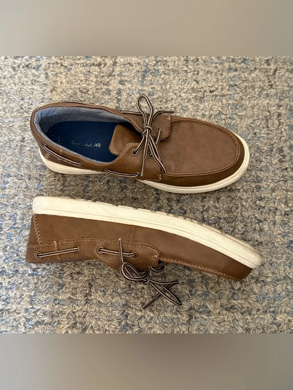 American Eagle Outfitters Brown Deck Boat Shoes Youth Big Boy’s Boys 5.5